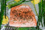 Baked Salmon and Asparagus |